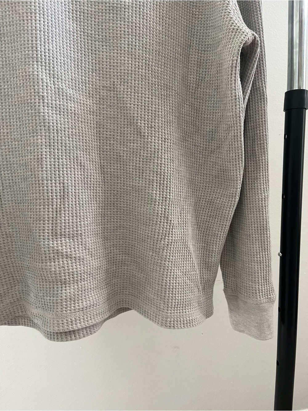 Classic Waffle Knit Crewneck Sweater - Light Gray cotton on - Picture 4 of 6